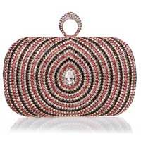 diamante clutch bag