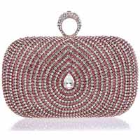 diamante clutch bag