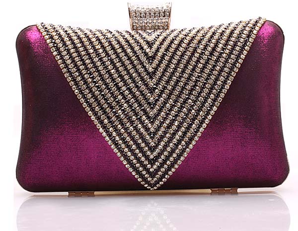 diamante clutch bag