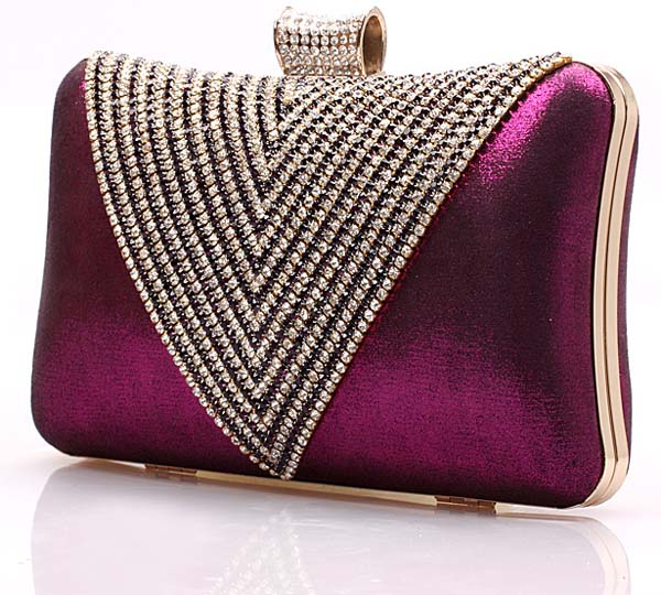 purple clutch