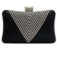 diamante clutch bag