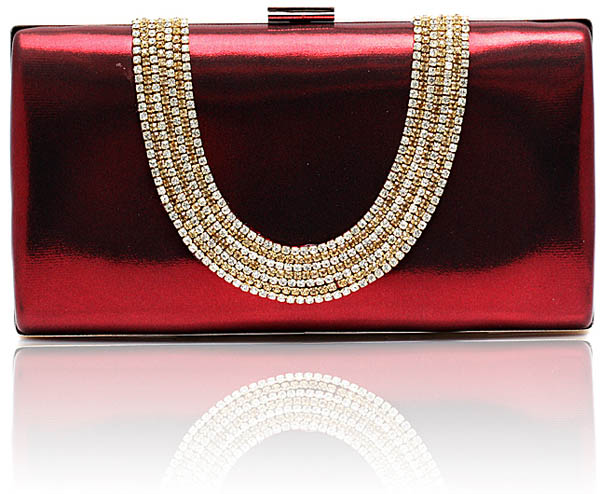 diamante clutch bag