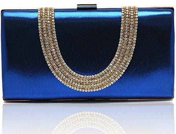 diamante clutch bag