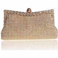 diamante clutch bag