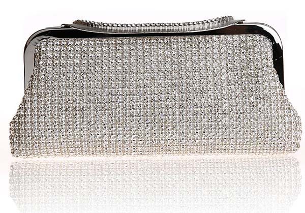 diamante clutch bag