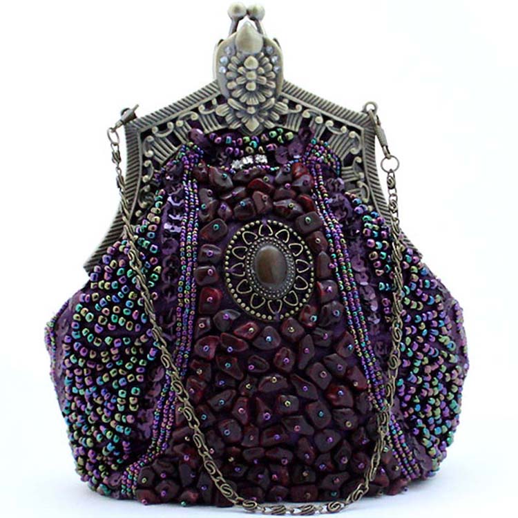 Purple Evening Purse