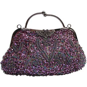 Purple Evening Bag