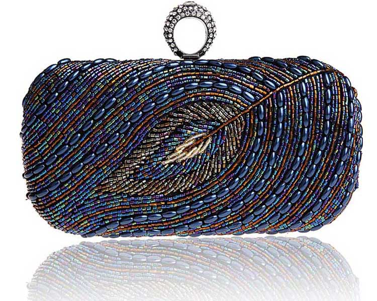 Blue Purse Clutch