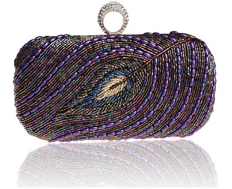 Purple Purse Clutch