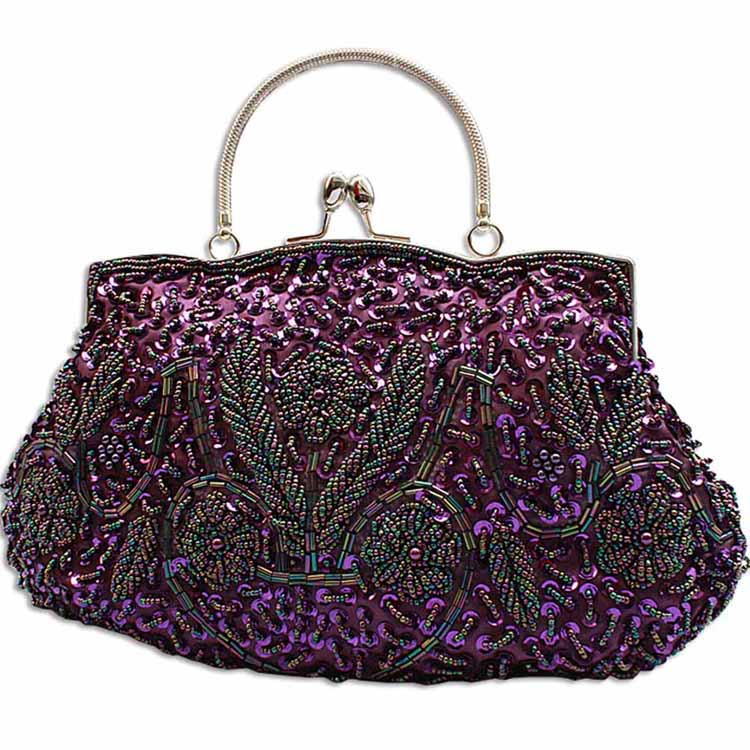 Purple Clutch Purse