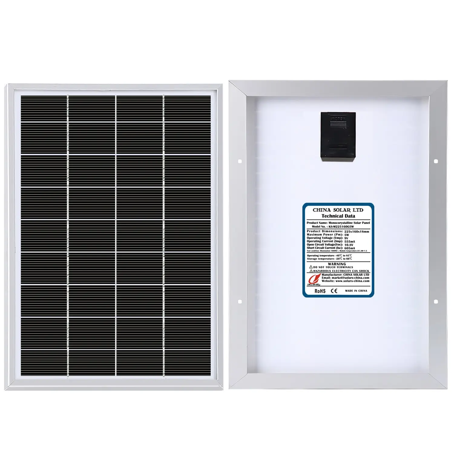 Fotovoltaikus Napelem 5W