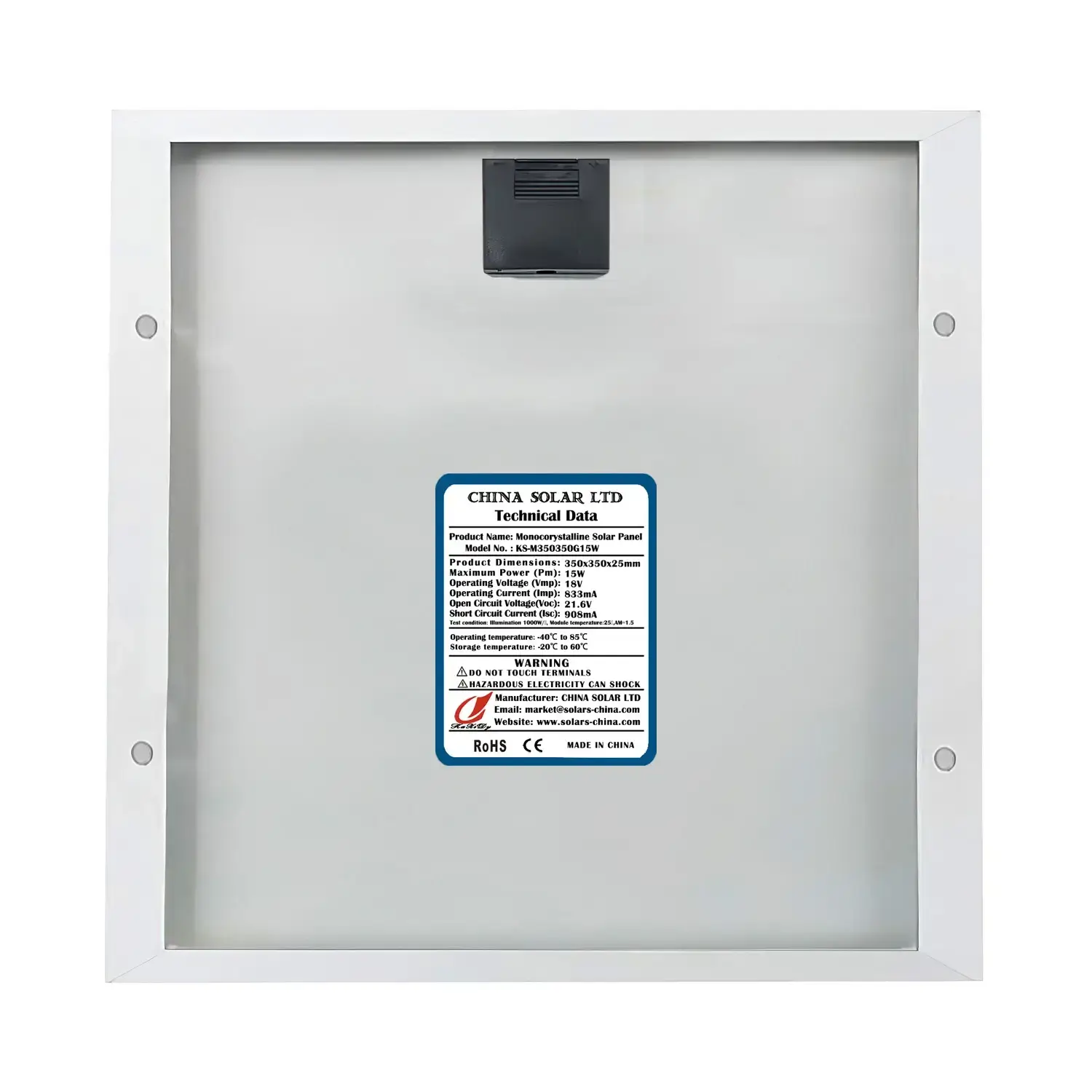 Fotovoltaikus Napelem 15W