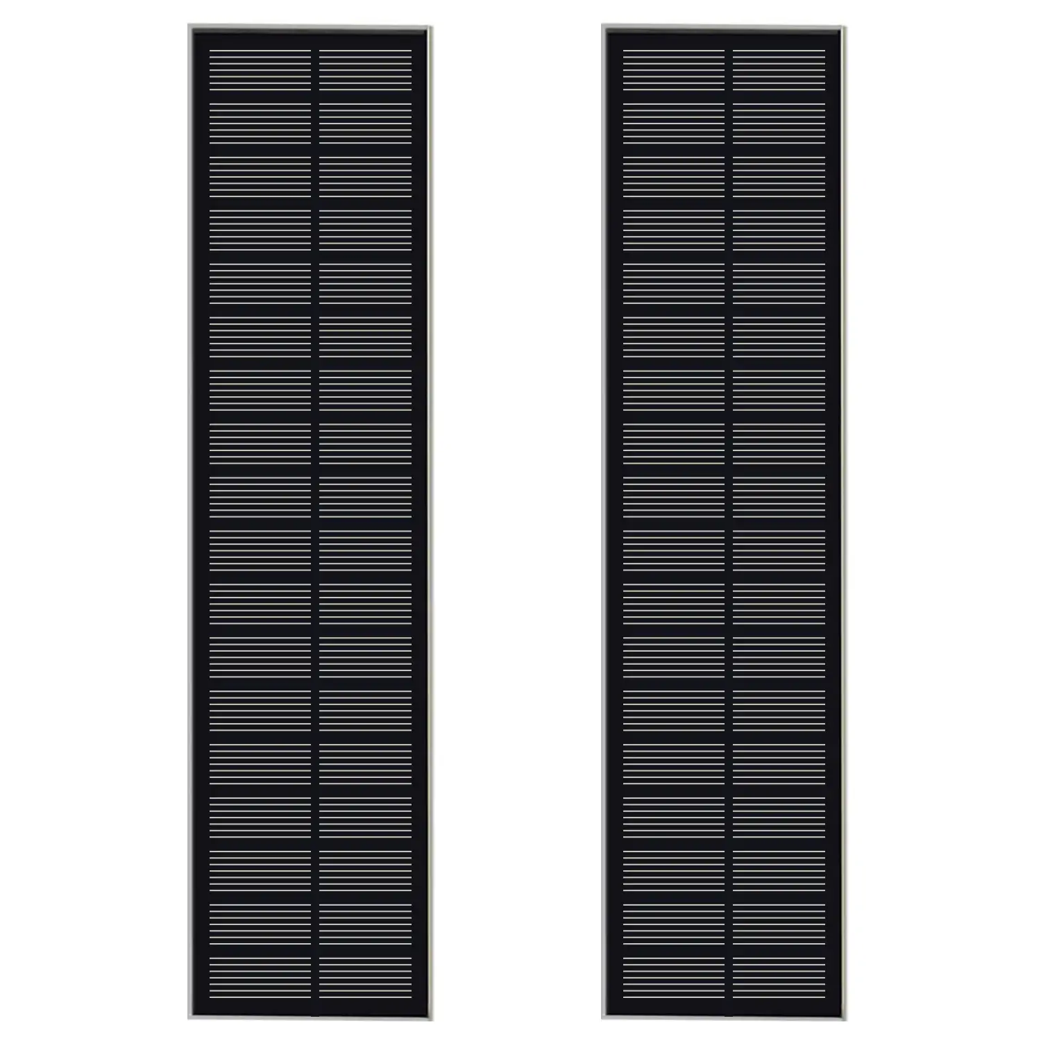 Painel solar longo para luzes