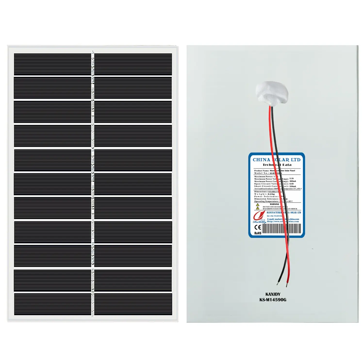 paneles solares 5.5V