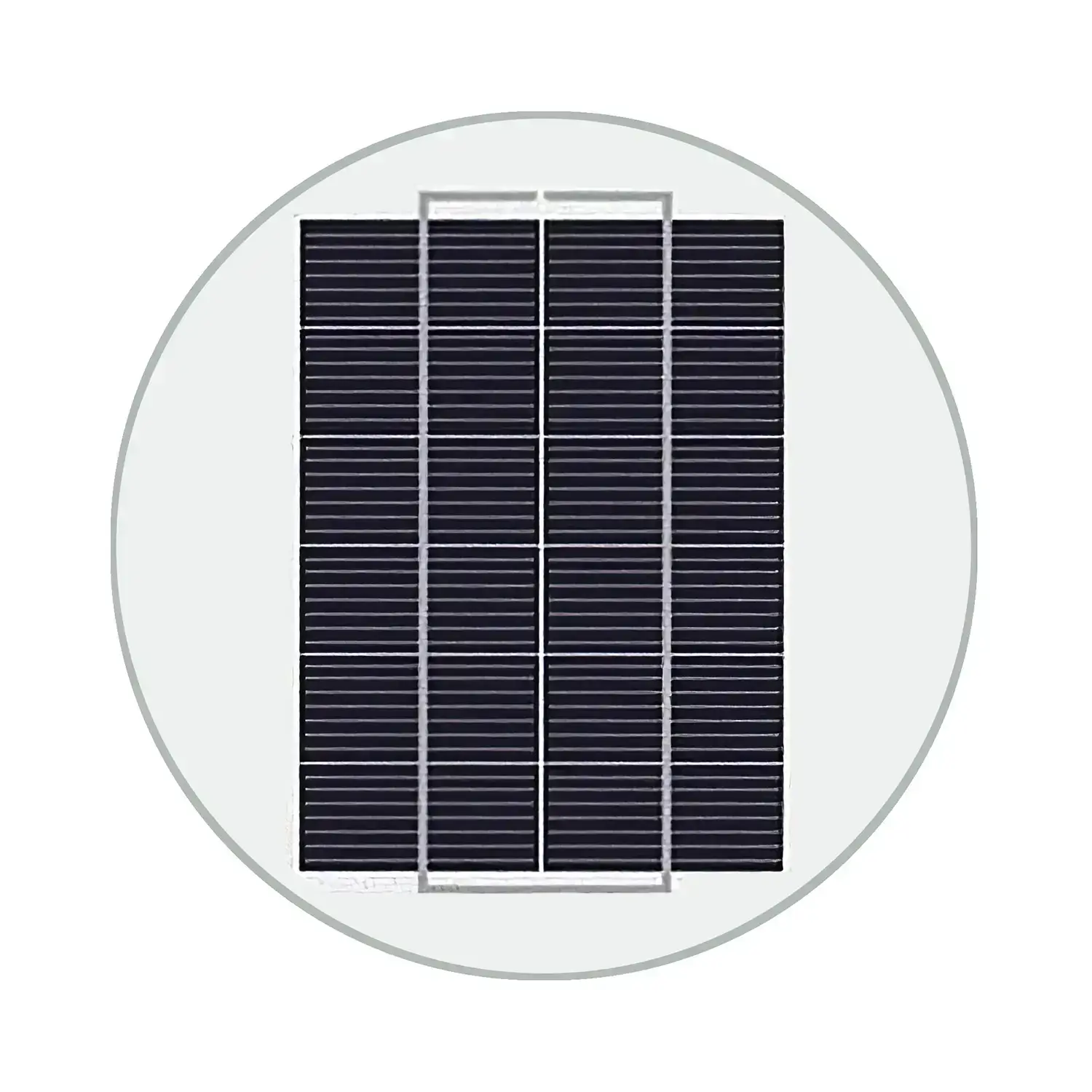 Kreisförmig Solarpanel 6V