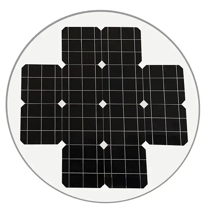 60W Yuvarlak Güneş Paneli