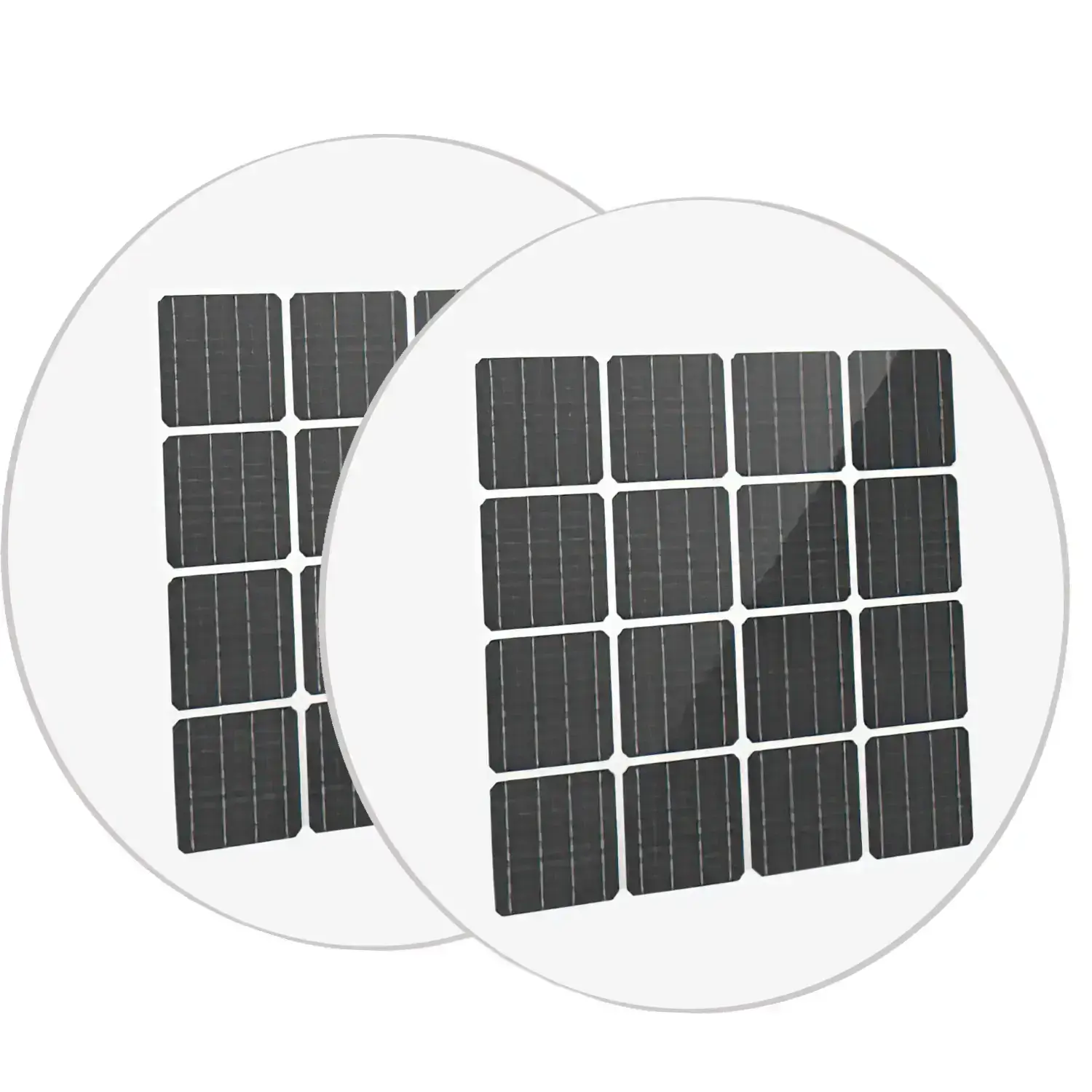 15W pannelli solari rotondi